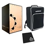 J.Leiva Percussion Zoco 2.0 - Cajón de percusión (incluye funda Keepdrum y almohadilla)