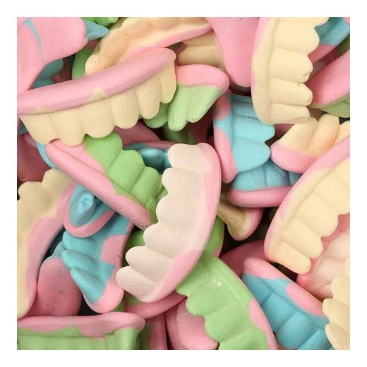 Dentadura Foam - Goma batida con forma de dientes - Fini - 1 kilo