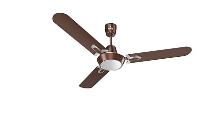 Polycab Purocoat Regalia 1200MM Anti Dust Anti Rust Anti Fade & Anti Microbial Protection Ceiling Fan (Woodland Silver)