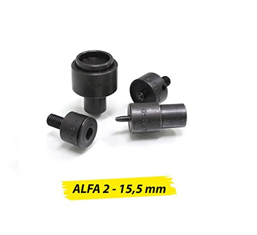 Punzoni per bottoni automatici Alfa 2 - Misura: 15,5 mm