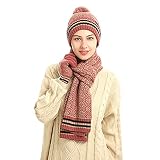 Hecho de 30 % lana y 70 % acrílico, material duradero y cálido mejor para esquí al aire libre, snowboard, patinaje, senderismo, camping u otras actividades de invierno