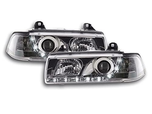 Feux phares Daylight LED E36 Coupé chrome style haut de gamme