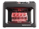 MakerBot Replicator+ Desktop 3D Printer Kit with Swappable Smart Extruder+ for Fast PLA Material Printing at Home or School, Factory-Leveled Flex Build Plate, 11.6x7.6x6.5in Print Size (MP07825EU)