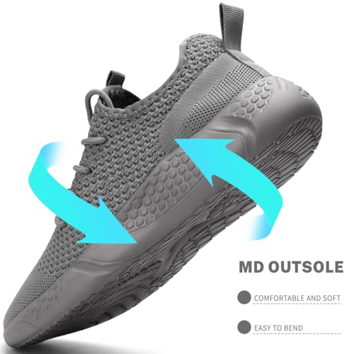 Image of Men's Running Shoes Slip On Walking Comfortable Tennis Breathable Non Slip Athletic Gym Workout Cross Training Fashion Sneakers