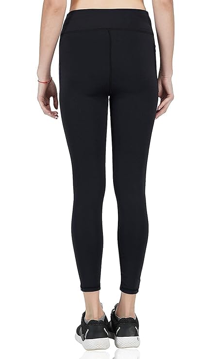 Image of Unbeatable Women Stretchable Gym Wear Sports Leggings Ankle Length Workout Tights