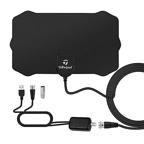 HDTV Antenna, Indoor Amplified HD Digital TV Antenna 130 Mile Range Support 4K 1080p and All TVs wit - //coolthings.us