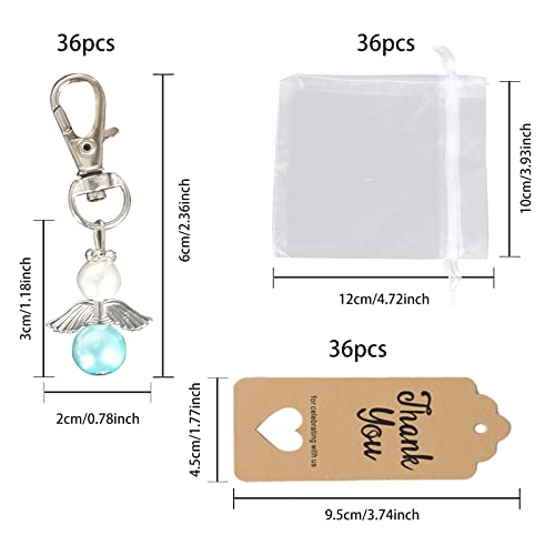 SLFYEE 36PCS Ciondoli Angelo per Matrimonio