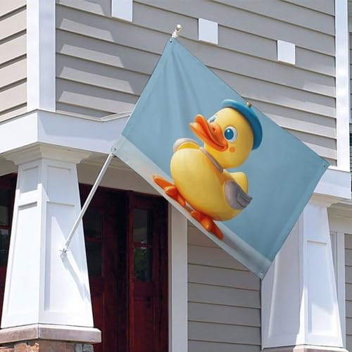 Drapeaux de cour double face résistants aux intempéries pour décoration extérieure