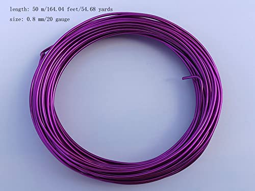 Alambre de aluminio morado oscuro para diseñar joyas hechas a mano y manualidades únicas 2
