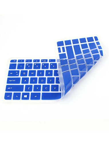 Protector de teclado de silicona azul para HP030 miniatura 1