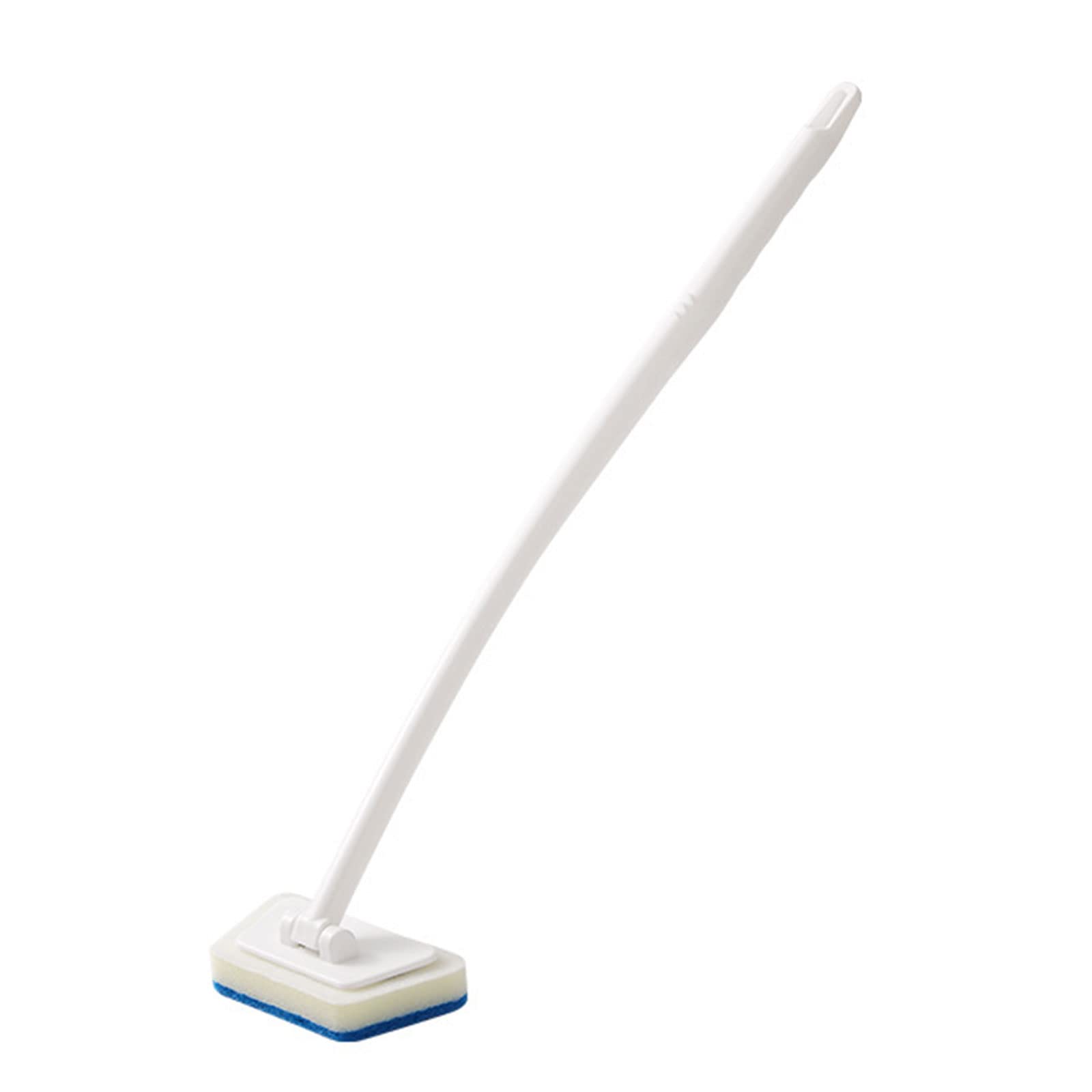 Mutil-Purpose Long Handle Scrub Brush Ceramic Sponge Cleaning Tub Scrubber Non-Scratch Shower Long Handle Bathtub