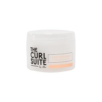 The Curl Suite Restoring Deep Treatment hair masque for Dry Damaged Hair- Conditioning & Repair Treatment for distressed curls, color treated or bleached hair -Improves Softness & Adds Shine 8 Oz.
