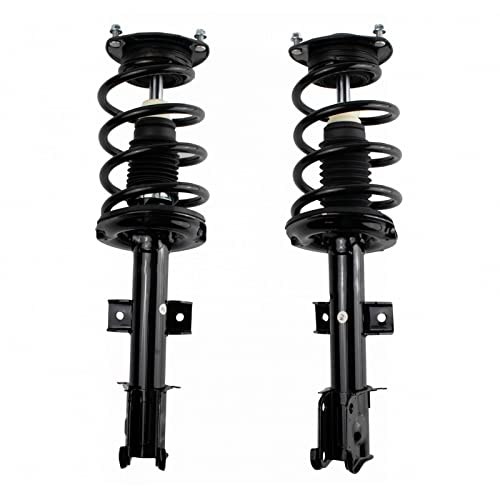 Image of TRQ Front Driver and Passenger Side Strut and Spring Assembly Set | For 10-12 Hyundai Santa Fe