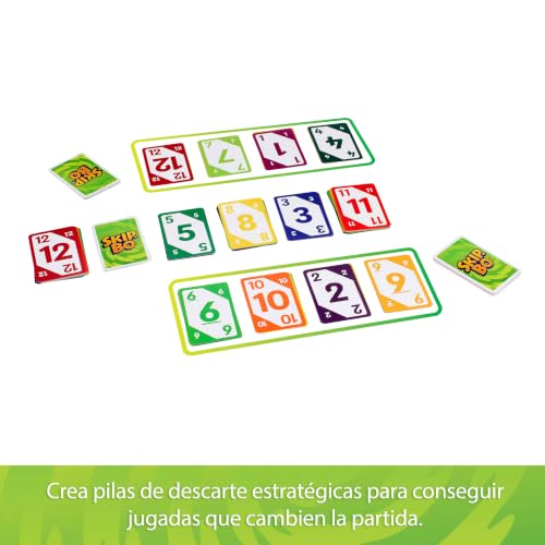 Mattel Games Skip-BO Kartenspiel für Kinder, Erwachsene, Familienabende, Karten für Farbenblinde geeignet, für 2 bis 6 Spieler ab 7 Jahren… – Ansicht 4