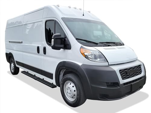 Estribos negros 6in Tuxtreme para Van Ram ProMaster miniatura 2