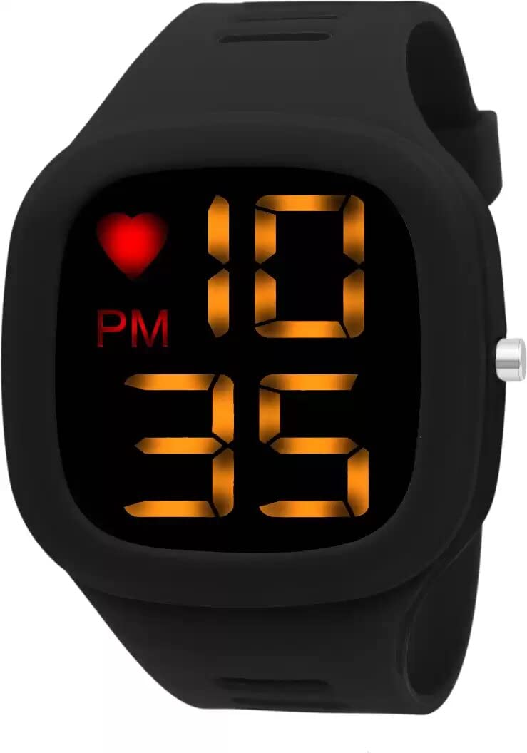 Caught Trendy Stylish Digital Casual Led Wrist Watch for Boys and Girls with Comfortable Silicon Band and Best Birthday Gift Item for Your Close Ones. (B0B9BGXP2C) Amazon Price History, Amazon Price Tracker
