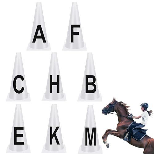 Cônes de dressage portables pour vos séances de longe en carrière