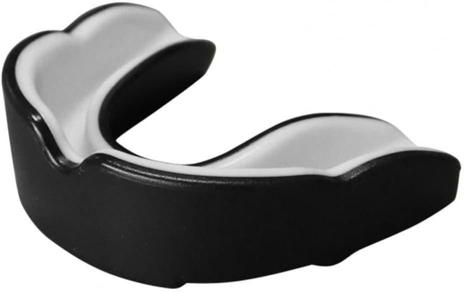 EVA Teeth Protector Reusable with Plastic Case Bag Karate Boxing Rugby Adults Mouthguard(01)