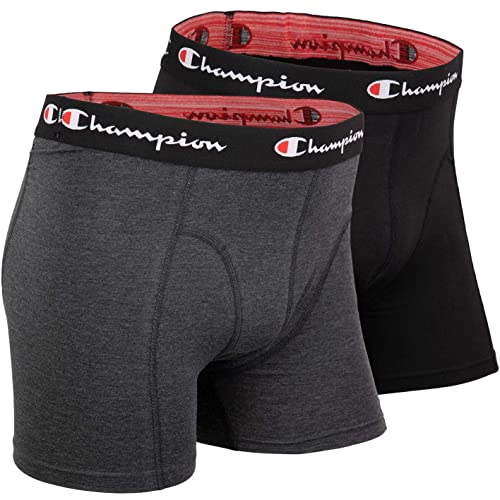 Preisvergleich Produktbild Champion Logo Retroshorts Boxershorts 2er Pack (M, Black KK002)