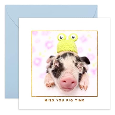Central 23 I Miss You Funny Card Cover