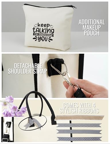 Bolso tote de lienzo para psicólogas InnoBeta miniatura 5
