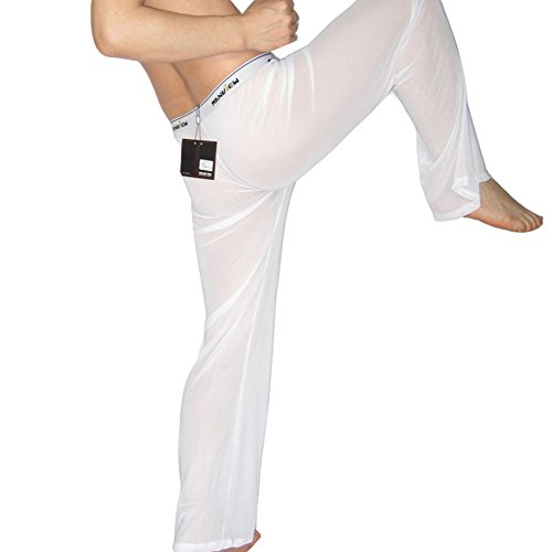 Mendove Mens Mesh See Through Home Lounge Pants Nightwear3