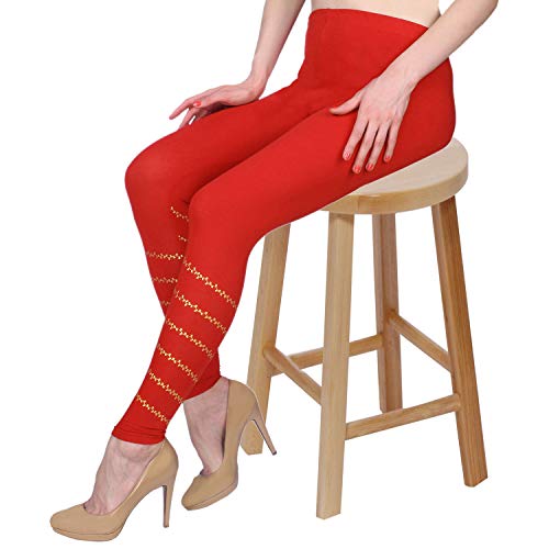Image of Plus Size Printed Ankle Length Leggings for Women