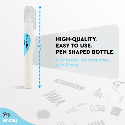 Emraw 3340 Correction Pen White Out Liquid Pen Multi-Purpose Whiteout thumb #4
