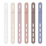 【6本セット・4穴調整・取付簡単】ケーブルクリップ コードクリップ ケーブルバンド コード まとめる ケーブルクリップ(モランディカラー,6本セット)