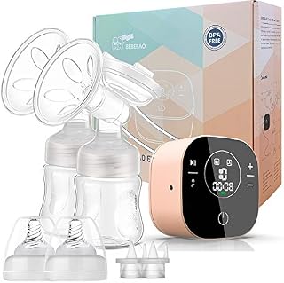 Electric Double Breast Pump, Hospital Grade Breastfeeding Pump with 2 Modes & 10