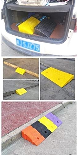 Tapis de montée pour scooter contre les marches | Rampe de trottoir de sécurité 13cm