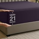 Utopia Bedding Sábana Bajera con Esquinas Profundas tamaño King, Resistente al Encogimiento y a la