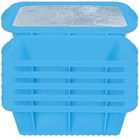 Plunge Lab Moule à Glaçons Extra Large, Bloc De Glace De 3,6 Kg, Machine à Glaçons Pour Plongeon Froid Ou Glacières, Moules Réutilisables En Silicone Renforcé En Acier, Grands Moules à Glaçons