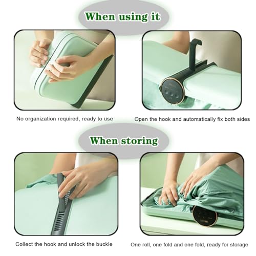 Draagbare wasdroger, draagbare droger for appartementen Kleine droger for kleding, verwarmde wasdroger for thuis en appartement - Image 5