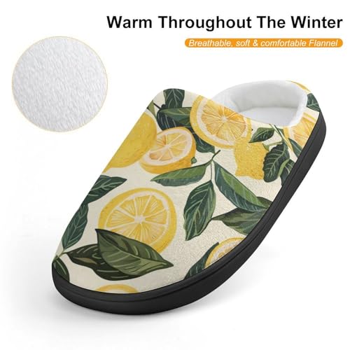 Lemon Cute Cotton Slippers Anti-slip House Shoe Slipper Indoor Outdoor4