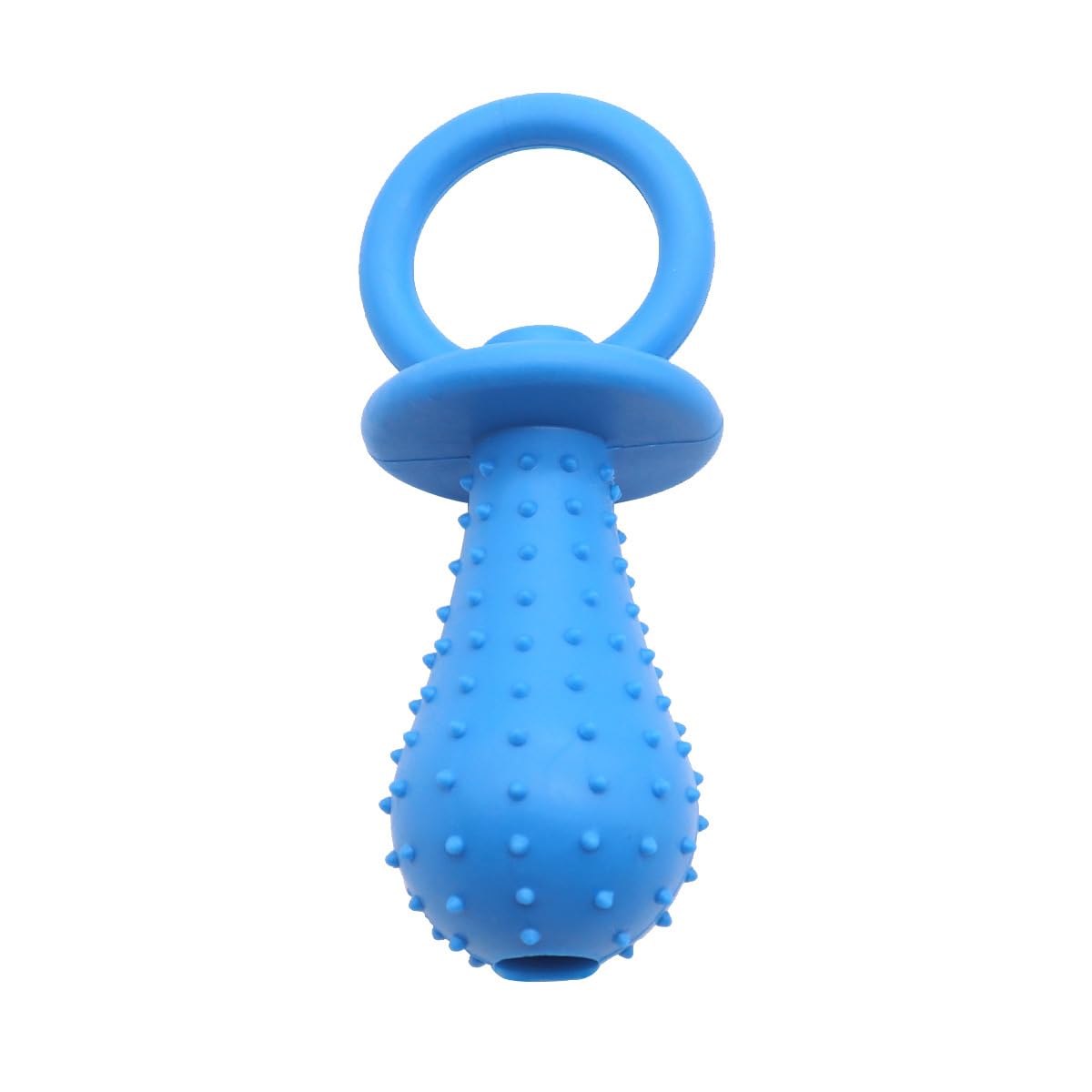 Chupete azul para perro, juguetes para masticar, mini chupete de goma resistente a las mordeduras, juguete de entrenamiento para masticar molar, juguetes de entrenamiento para mascotas, cachorros,