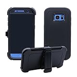 Samsung Galaxy S7 Edge Cover | Holster Case | Full Body Military Grade Edge-to-Edge Protection with...