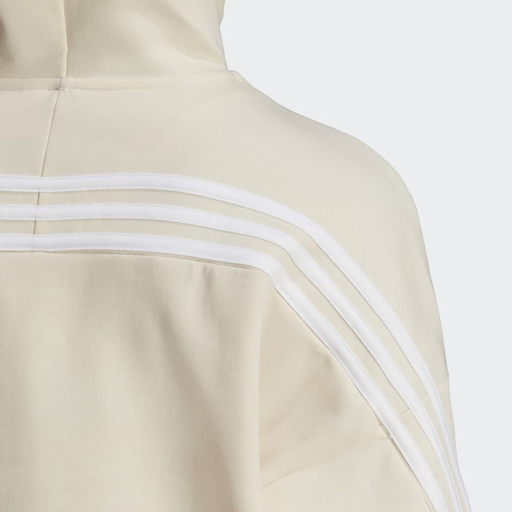 adidas Damska bluza z kapturem z trzema paskami