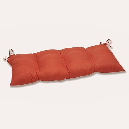 Pillow Perfect Rave - Sofá de mimbre sólido para interiores y exteriores, con cojines, resistente a la intemperie y a la decoloración, 18.5 x 44