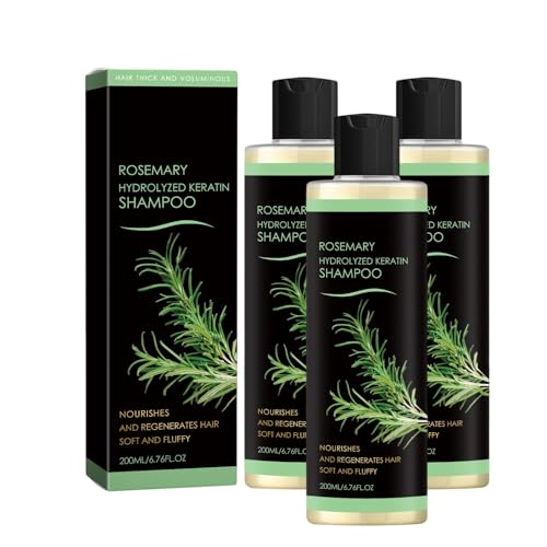 Shampoing de romarin pour la croissance des cheveux et repousse kératine