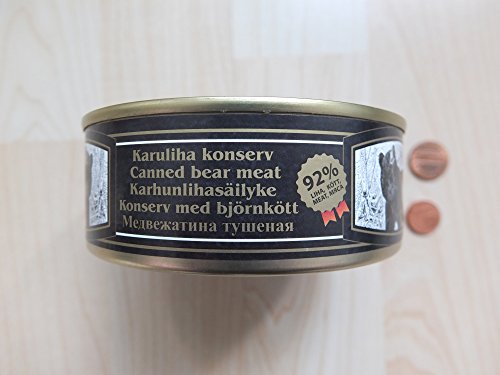 Canned Real Bear Meat 240 gram/8,47 oz