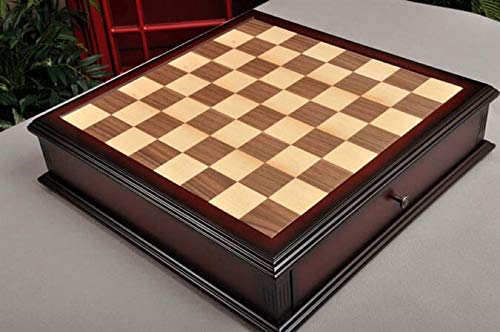 The House of Staunton Walnut and Maple Classical Tiroir with Storage Drawers - 1.75