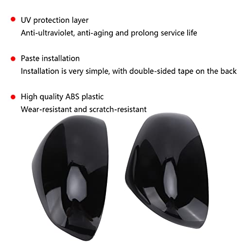 Coques de rétroviseur pour Smart Fortwo style urbain noir brillant - 3