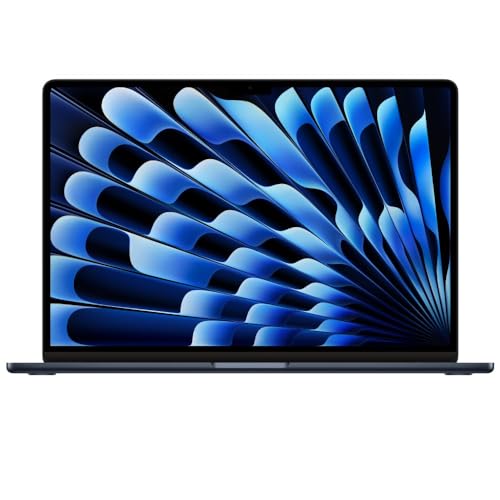 Image of 2023 Apple MacBook Air with Apple M2 Chip with 8-Core CPU /10-Core GPU (15-inch, 8GB RAM, 1TB SSD Storage) (QWERTY English) Midnight (Renewed)