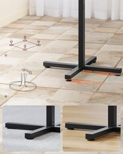 VASAGLE Bar Table, wysoki stół, okrągły stół bistro, 60 x 60 x 104,5 cm
