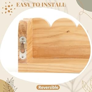 Pinkunn Set of 4 Scalloped Floating Shelves, 15.6 Inch Scalloped Shelves for Nursery,Natural Wood Nursery Book Shelves Scalloped Book Shelf for Kids Toddlers Nursery Bedroom Wall Decor Pinkunn Set of 4 Scalloped Floating Shelves 156 Inch Scalloped Shelves for NurseryNatural Wood Nursery Book Shelves Scalloped Book Shelf for Kids Toddlers Nursery Bedroom Wall Decor