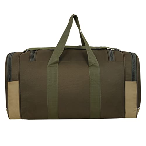 Image of Skyline Polyester 60Ltrs Without Wheel Expandable Travel Duffel Bag for Men and Women (Green)