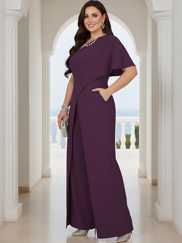 Image of KOH KOH Womens 2026 One Off Shoulder Asymmetric Long Pant Jumpsuit Romper