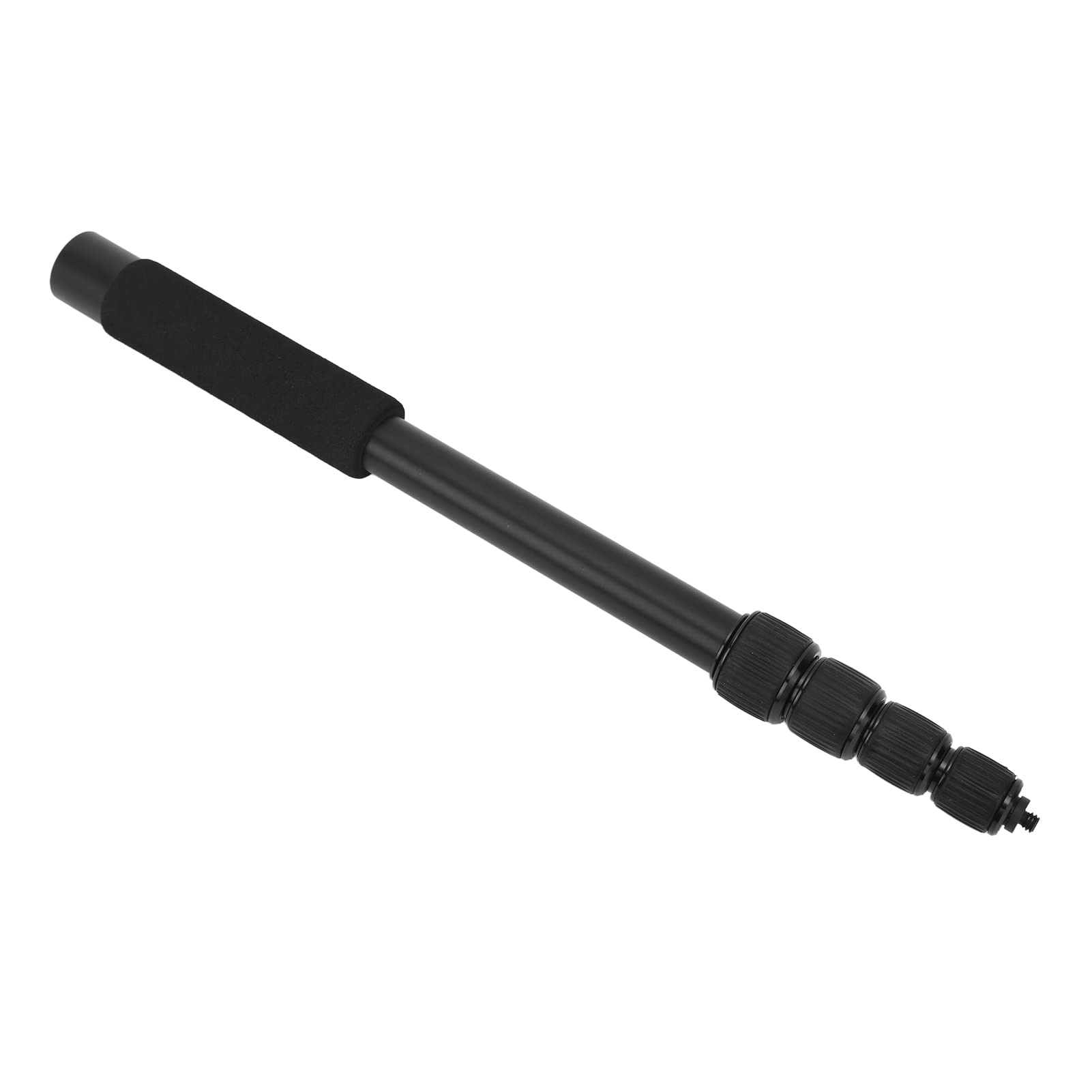 ASHATA Bras de Flèche de Micro en Aluminium avec Poignée en Mousse Souple, Support de Micro de Bureau pour Podcast d'enregistrement en Streaming (5 sections)