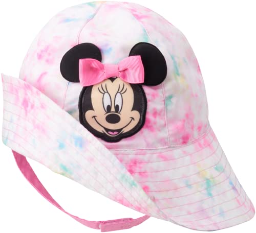 Disney Minnie Mouse Kids Bucket Hat, Reversible Wide Brim Sun Cap for Girls4